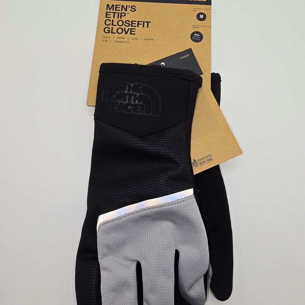 The North Face Men's Etip Closefit Gloves sz Med NWT